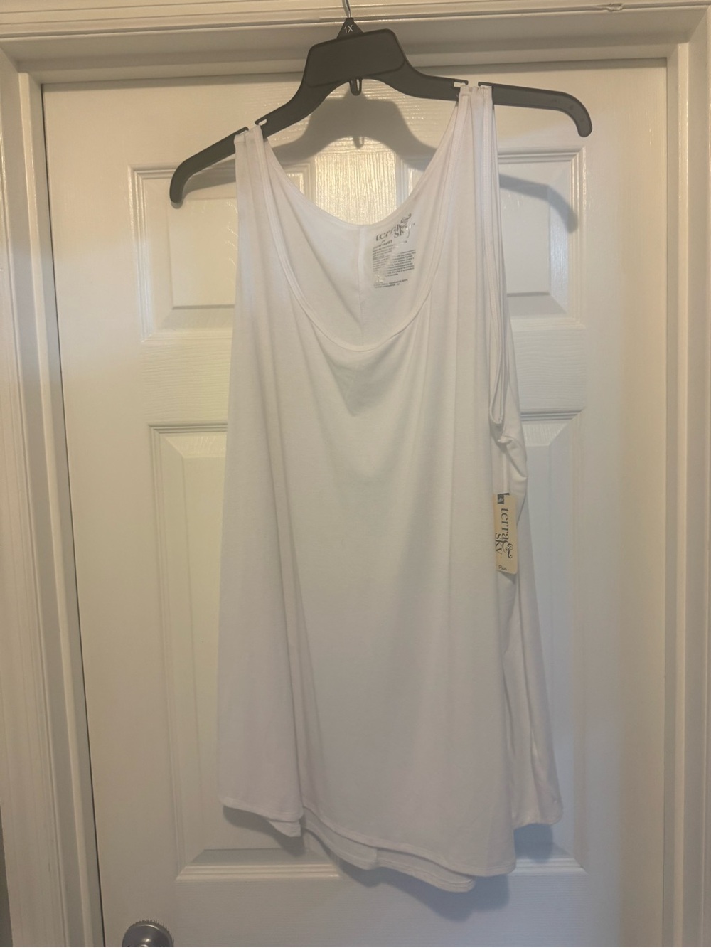 Terra & Sky White Women's Tank Top